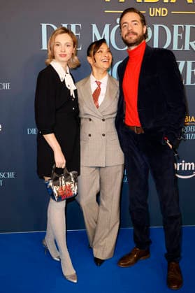 Marta Kizyma, Taneshia Abt und Fridolin Sandmeyer bei der Premiere des Amazon Prime Video-Films Fabian und die mörderische Hochzeit im Cinenova. Köln, 30.01.2026