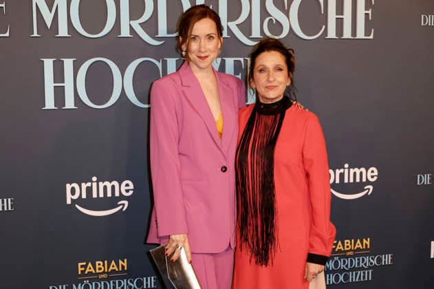 Lena Dörrie und Barbara Philipp bei der Premiere des Amazon Prime Video-Films Fabian und die mörderische Hochzeit im Cinenova. Köln, 30.01.2026