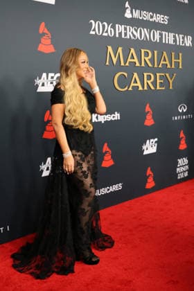 USA - MusiCares Person of the Year Event IHO Mariah Carey - Los Angeles LOS ANGELES - JAN 30: Mariah Carey at the MusiCares Person of the Year Event IHO Mariah Carey at the LA Convention Center on January 30, 2026 in Los Angeles, CA Los Angeles CA USA  Copyright: xHPAx xHutchinsxPhotox