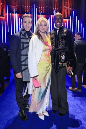 30.01.2026, Marcel Remus, Frauke Ludowig und Bruce Darnell zur Marc Cain Fashion Show, Funkhaus Berlin, Berlin, Berlin Berlin