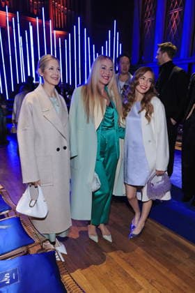 30.01.2026, Kelly Rutherford, Jerry Hall und Elizabeth Jagger zur Marc Cain Fashion Show, Funkhaus Berlin, Berlin, Berlin Berlin