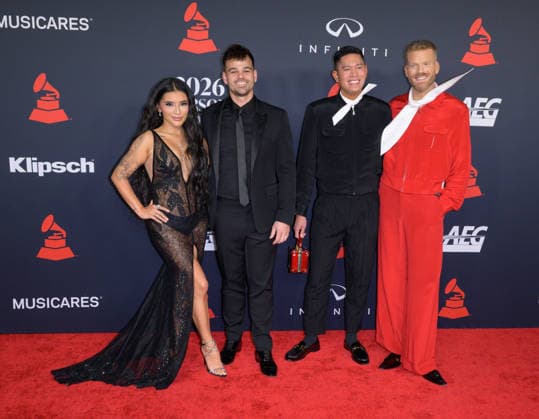 MusiCares 2026 Person of the Year Gala - Los Angeles, USA LOS ANGELES, USA. January 30, 2026: Kirstin Maldonado, Ben Hausdorff, Mark Hoying & Scott Hoying at the MusiCares 2026 Person of the Year Gala. Los Angeles CA USA  Copyright: xPaulxSmith Featureflashx