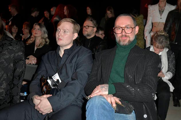 Danny Reinke und Marcel Ostertag bei der Kilian Kerner Fashion Show auf der Berlin Fashion Week A W 2026 im NLND Neuland Berlin. Berlin, 30.01.2026