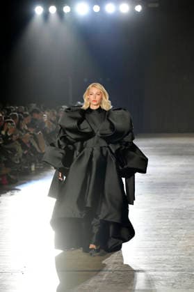 Model bei der Kilian Kerner Fashion Show auf der Berlin Fashion Week A W 2026 im NLND Neuland Berlin. Berlin, 30.01.2026