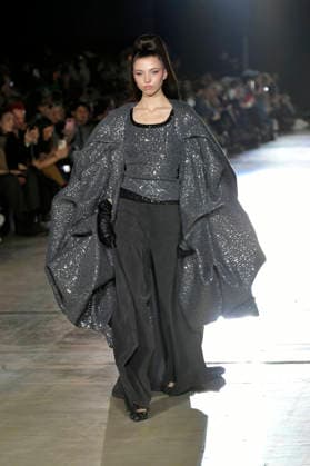 Model bei der Kilian Kerner Fashion Show auf der Berlin Fashion Week A W 2026 im NLND Neuland Berlin. Berlin, 30.01.2026