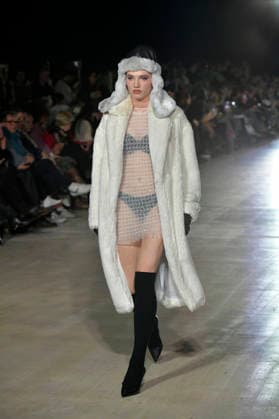 Model bei der Kilian Kerner Fashion Show auf der Berlin Fashion Week A W 2026 im NLND Neuland Berlin. Berlin, 30.01.2026