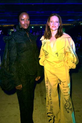 Florence Kasumba und Anne Ratte-Polle bei der Danny Reinke Fashion Show auf der Berlin Fashion Week A W 2026 im NLND Neuland Berlin. Berlin, 30.01.2026
