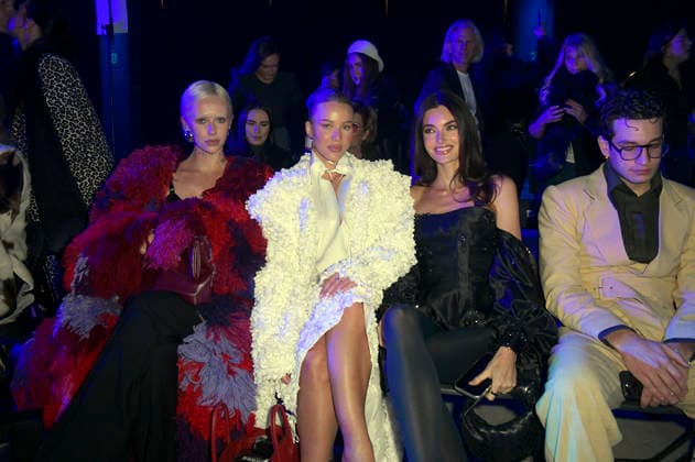 Celine Bethmann und Noah Levi bei der Danny Reinke Fashion Show auf der Berlin Fashion Week A W 2026 im NLND Neuland Berlin. Berlin, 30.01.2026