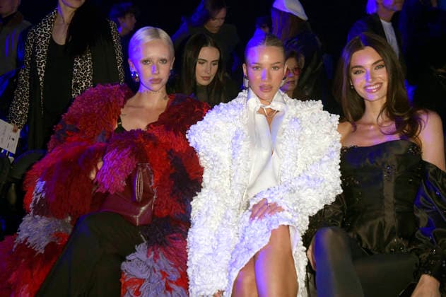 Celine Bethmann und Gäste bei der Danny Reinke Fashion Show auf der Berlin Fashion Week A W 2026 im NLND Neuland Berlin. Berlin, 30.01.2026
