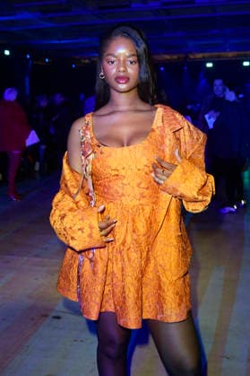 Melodie Simina bei der Danny Reinke Fashion Show auf der Berlin Fashion Week A W 2026 im NLND Neuland Berlin. Berlin, 30.01.2026