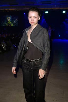 Anna Dyu bei der Danny Reinke Fashion Show auf der Berlin Fashion Week A W 2026 im NLND Neuland Berlin. Berlin, 30.01.2026