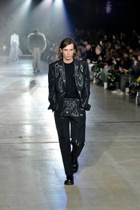 Model bei der Danny Reinke Fashion Show auf der Berlin Fashion Week A W 2026 im NLND Neuland Berlin. Berlin, 30.01.2026