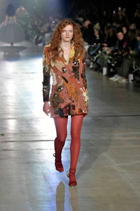 Model bei der Danny Reinke Fashion Show auf der Berlin Fashion Week A W 2026 im NLND Neuland Berlin. Berlin, 30.01.2026
