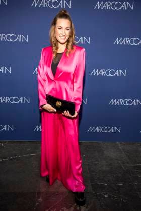 Denise Schindler zu Gast auf dem roten Teppich bei der Marc Cain Fashion Show Echo of now im Funkhaus Berlin am 30.01.2028 Berlin Deutschland
