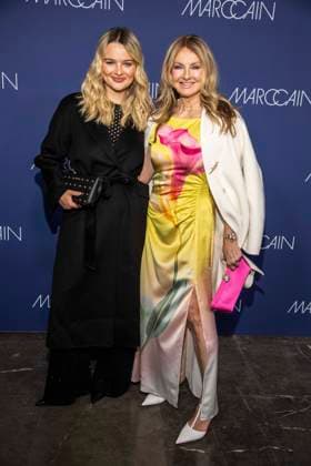 Nele Ludowig Roeffen und Frauke Ludowig Mutter tochter zu Gast auf dem roten Teppich bei der Marc Cain Fashion Show Echo of now im Funkhaus Berlin am 30.01.2028 Berlin Deutschland
