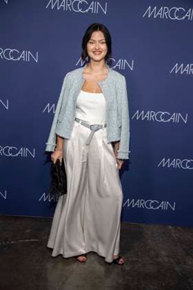 Kaliya Ka zu Gast auf dem roten Teppich bei der Marc Cain Fashion Show Echo of now im Funkhaus Berlin am 30.01.2028 Berlin Deutschland