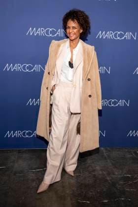 Dennenesch Zoude zu Gast auf dem roten Teppich bei der Marc Cain Fashion Show Echo of now im Funkhaus Berlin am 30.01.2028 Berlin Deutschland