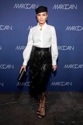 Kim Feenstra zu Gast auf dem roten Teppich bei der Marc Cain Fashion Show Echo of now im Funkhaus Berlin am 30.01.2028 Berlin Deutschland