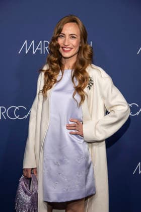 Elizabeth Jagger zu Gast auf dem roten Teppich bei der Marc Cain Fashion Show Echo of now im Funkhaus Berlin am 30.01.2028 Berlin Deutschland