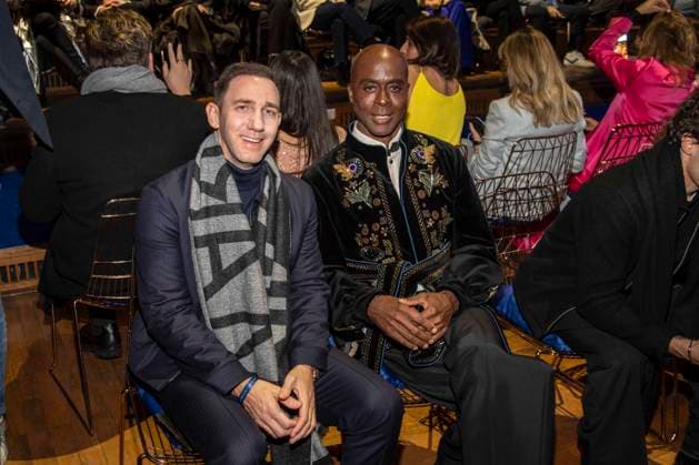 Marcel Remus und Bruce Darnell zu Gast bei der Marc Cain Fashion Show Echo of now im Funkhaus Berlin am 30.01.2028 Berlin Deutschland