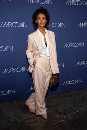 Dennenesch Zoude Hosenanzug zu Gast auf dem roten Teppich bei der Marc Cain Fashion Show Echo of now im Funkhaus Berlin am 30.01.2028 Berlin Deutschland