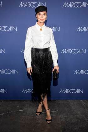 Kim Feenstra zu Gast auf dem roten Teppich bei der Marc Cain Fashion Show Echo of now im Funkhaus Berlin am 30.01.2028 Berlin Deutschland