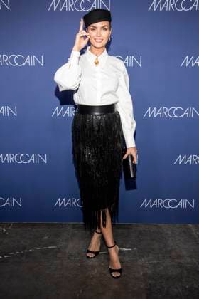 Kim Feenstra zu Gast auf dem roten Teppich bei der Marc Cain Fashion Show Echo of now im Funkhaus Berlin am 30.01.2028 Berlin Deutschland