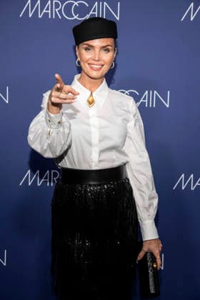Kim Feenstra zu Gast auf dem roten Teppich bei der Marc Cain Fashion Show Echo of now im Funkhaus Berlin am 30.01.2028 Berlin Deutschland