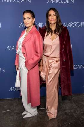 Anja Kling und Bettina Zimmermann zu Gast auf dem roten Teppich bei der Marc Cain Fashion Show Echo of now im Funkhaus Berlin am 30.01.2028 Berlin Deutschland