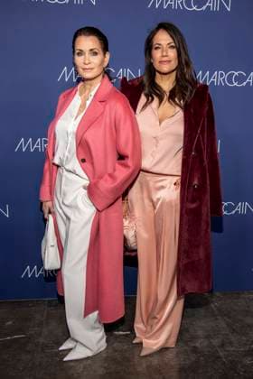 Anja Kling und Bettina Zimmermann zu Gast auf dem roten Teppich bei der Marc Cain Fashion Show Echo of now im Funkhaus Berlin am 30.01.2028 Berlin Deutschland
