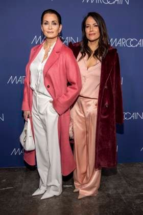 Anja Kling und Bettina Zimmermann zu Gast auf dem roten Teppich bei der Marc Cain Fashion Show Echo of now im Funkhaus Berlin am 30.01.2028 Berlin Deutschland