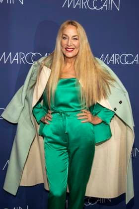 Jerry Hall zu Gast auf dem roten Teppich bei der Marc Cain Fashion Show Echo of now im Funkhaus Berlin am 30.01.2028 Berlin Deutschland