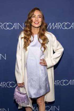 Elizabeth Jagger zu Gast auf dem roten Teppich bei der Marc Cain Fashion Show Echo of now im Funkhaus Berlin am 30.01.2028 Berlin Deutschland