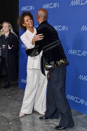 Dennenesch Zoude und Bruce Darnell bei der Marc Cain fashion show Echo Of Now im Funkhaus Berlin in Berlin am 30.01.2026