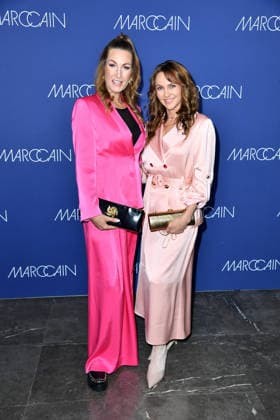 Denise Schindler und Monika Sozanska bei der Marc Cain fashion show Echo Of Now im Funkhaus Berlin in Berlin am 30.01.2026