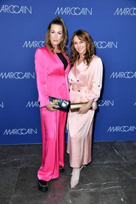 Denise Schindler und Monika Sozanska bei der Marc Cain fashion show Echo Of Now im Funkhaus Berlin in Berlin am 30.01.2026