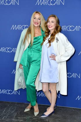 Jerry Hall und Elizabeth Jagger bei der Marc Cain fashion show Echo Of Now im Funkhaus Berlin in Berlin am 30.01.2026