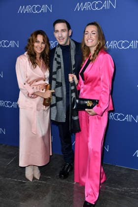 Monika Sozanska , Denise Schindler und Marcel Remus bei der Marc Cain fashion show Echo Of Now im Funkhaus Berlin in Berlin am 30.01.2026