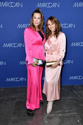 Denise Schindler und Monika Sozanska bei der Marc Cain fashion show Echo Of Now im Funkhaus Berlin in Berlin am 30.01.2026