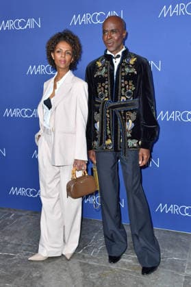 Dennenesch Zoude und Bruce Darnell bei der Marc Cain fashion show Echo Of Now im Funkhaus Berlin in Berlin am 30.01.2026