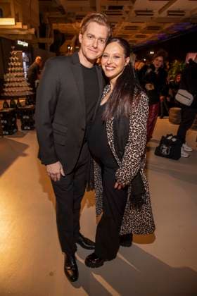 Johannes Heinrichs und Nadja Jo Klapper zu Gast bei Danny Reinke auf der Berlin Fashion Week Autumn Winter 2026 im NLND Berlin am 30.01.2026 Berlin Deutschland