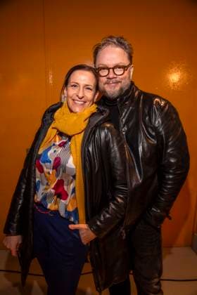 Ulrike Frank und Marc Schubring zu Gast bei Danny Reinke auf der Berlin Fashion Week Autumn Winter 2026 im NLND Berlin am 30.01.2026 Berlin Deutschland