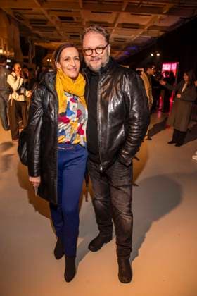 Ulrike Frank und Marc Schubring zu Gast bei Danny Reinke auf der Berlin Fashion Week Autumn Winter 2026 im NLND Berlin am 30.01.2026 Berlin Deutschland
