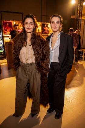 Anne Werner und Jana Klinge zu Gast bei Danny Reinke auf der Berlin Fashion Week Autumn Winter 2026 im NLND Berlin am 30.01.2026 Berlin Deutschland