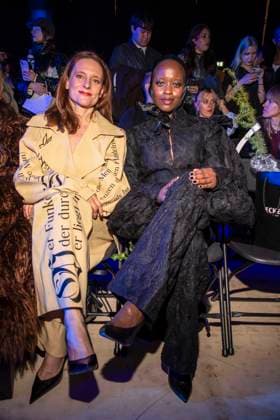 Anne Ratte-Polle und Florence Kasumba zu Gast bei Danny Reinke auf der Berlin Fashion Week Autumn Winter 2026 im NLND Berlin am 30.01.2026 Berlin Deutschland
