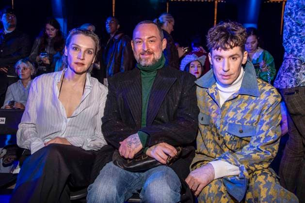 Jana Klinge, Marcel Ostertag und Kilan Kerner zu Gast bei Danny Reinke auf der Berlin Fashion Week Autumn Winter 2026 im NLND Berlin am 30.01.2026 Berlin Deutschland