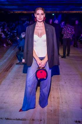 Rebecca Kunikowski zu Gast bei Danny Reinke auf der Berlin Fashion Week Autumn Winter 2026 im NLND Berlin am 30.01.2026 Berlin Deutschland