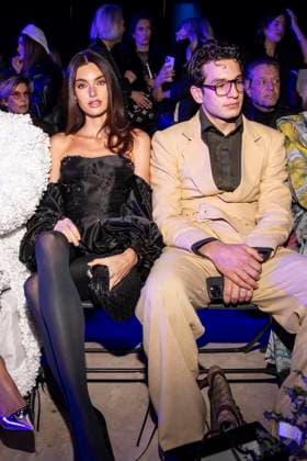 Celine Bethmann und Noah Levi zu Gast bei Danny Reinke auf der Berlin Fashion Week Autumn Winter 2026 im NLND Berlin am 30.01.2026 Berlin Deutschland