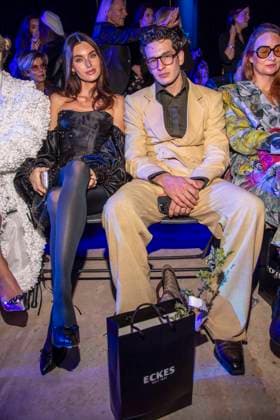 Celine Bethmann und Noah Levi zu Gast bei Danny Reinke auf der Berlin Fashion Week Autumn Winter 2026 im NLND Berlin am 30.01.2026 Berlin Deutschland