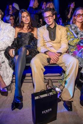 Celine Bethmann und Noah Levi zu Gast bei Danny Reinke auf der Berlin Fashion Week Autumn Winter 2026 im NLND Berlin am 30.01.2026 Berlin Deutschland